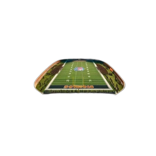 3d render, old-style, crowd, fills, 21st-century, stadium, nfl, game transparent PNG cut-out