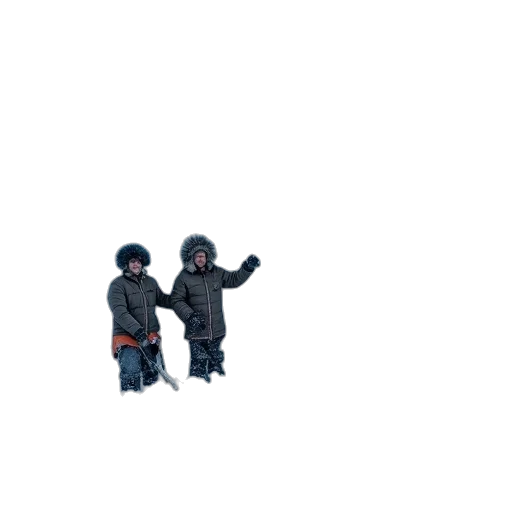 jacket, weapon, staff, pixel art, concept art, 3d render, snow, outer space transparent PNG cut-out
