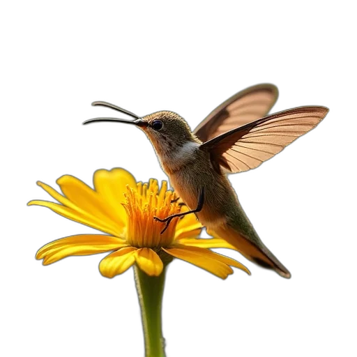 flower, animal, staff, creature transparent PNG cut-out