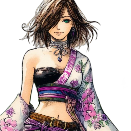 dress, jewelry, flower, concept art, fantasy art, comic book art, watercolor, colorful transparent PNG cut-out
