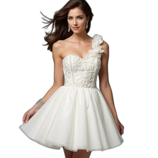 dress, hotsalp, 2012, white transparent PNG cut-out