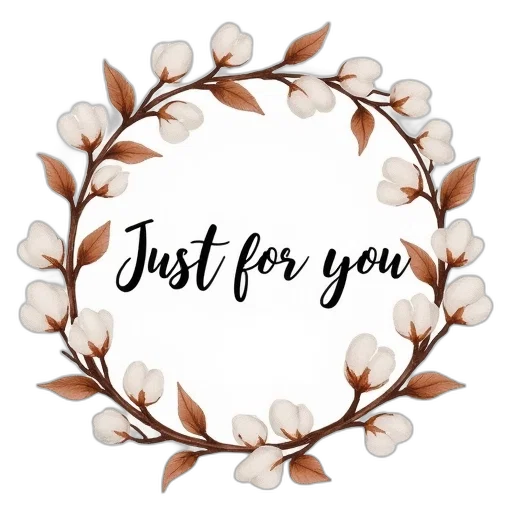 jewelry, wreath, cotton, branches transparent PNG cut-out