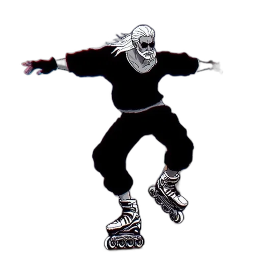 robot, creature, mask, shoes, concept art, 3d render, cartoon, vaporwave transparent PNG cut-out