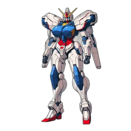 robot, weapon, concept art, 3d render, pixel art, anime, illustrated, design transparent PNG cut-out