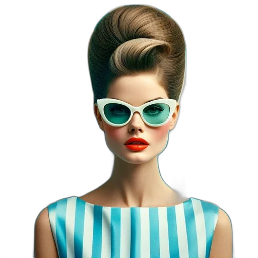 hair, dress, face, photorealistic, cartoon, 3d render, concept art, woman transparent PNG cut-out