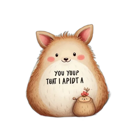 animal, staff, jacket, creature, watercolor, concept art, thank, have transparent PNG cut-out