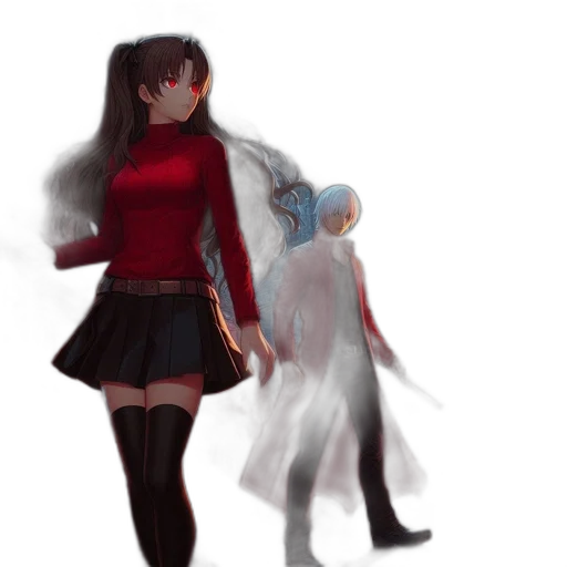creature, dress, jacket, robot, concept art, pixel art, anime, fantasy art transparent PNG cut-out