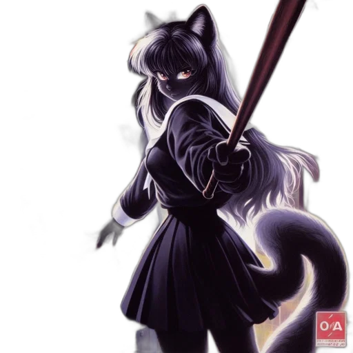 staff, sword, weapon, animal, anime, fantasy art, concept art, pixel art transparent PNG cut-out