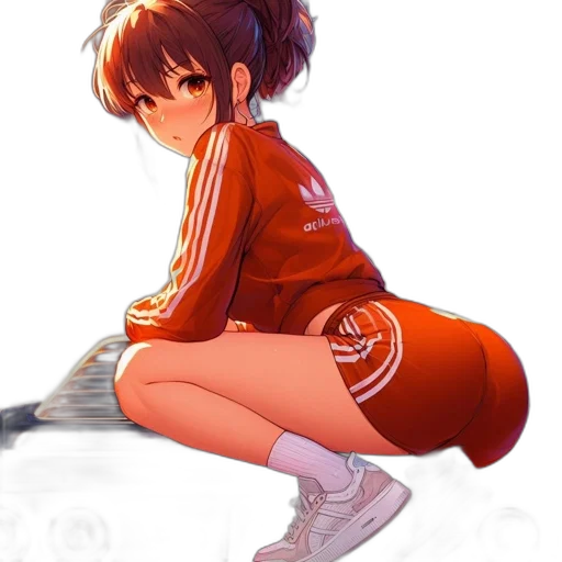 jacket, dress, weapon, staff, anime, pixel art, concept art, cartoon transparent PNG cut-out