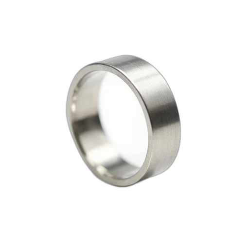 jewelry, 3d render, silver, ring, plain, band, simple, design transparent PNG cut-out