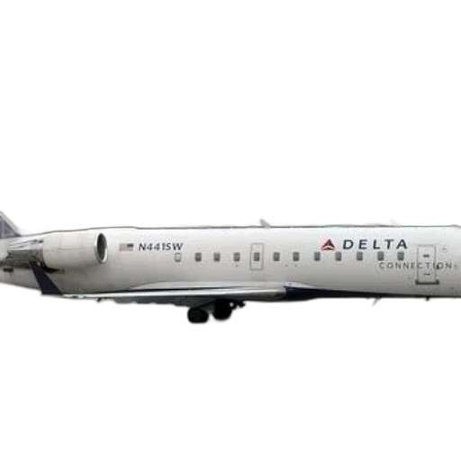 delta, connection, airplane, registration, number, n441sw, parked, tarmac transparent PNG cut-out