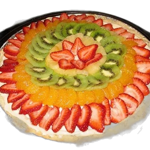 food, crown, photorealistic, fruit, pizza, variety, colorful, fruits transparent PNG cut-out