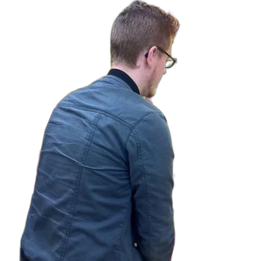 jacket, staff, face, hair transparent PNG cut-out