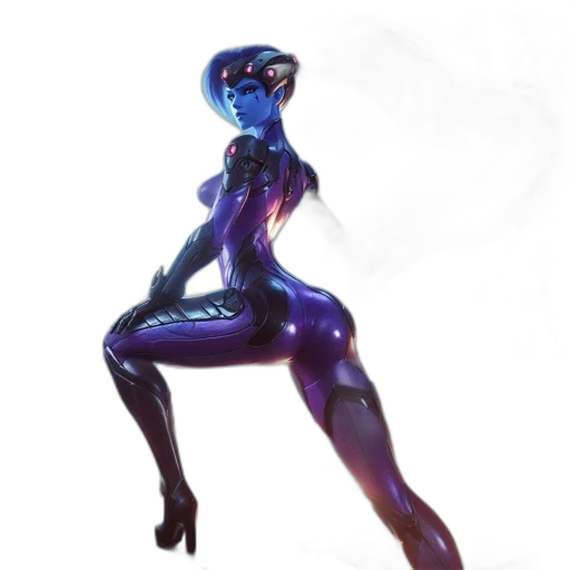 robot, creature, dress, concept art, 3d render, fantasy art, pixel art, neon lights transparent PNG cut-out