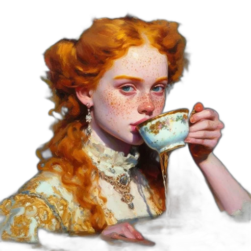face, oil painting, photorealistic, fantasy art, concept art, young, woman, wearing transparent PNG cut-out