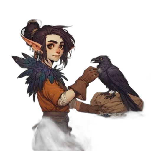 staff, fantasy art, concept art, pixel art, watercolor, dark, earth tones, monochrome transparent PNG cut-out
