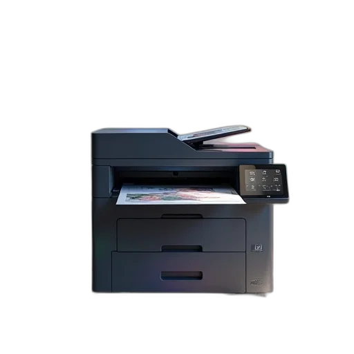 3d render, multi, function, laser, printer, color, capabilities transparent PNG cut-out