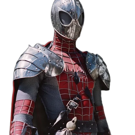 mask, sword, weapon, robot, concept art, 3d render, comic book art, fantasy art transparent PNG cut-out