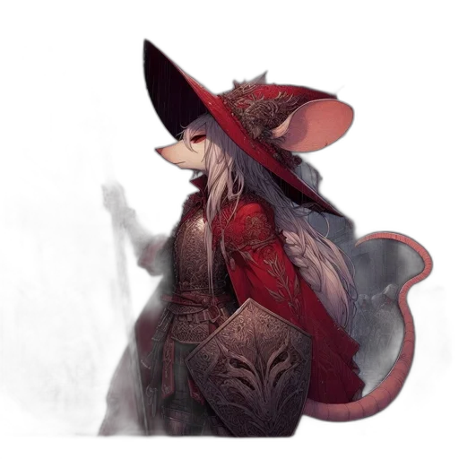 dragon, mask, creature, hat, concept art, fantasy art, watercolor, 3d render transparent PNG cut-out