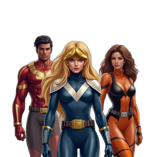 comic book art, concept art, cartoon, fantasy art, golden, cover, fear, itself transparent PNG cut-out
