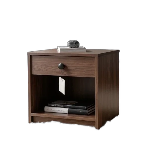 furniture, 3d render, photorealistic, earth tones, modern, dark, brown, wooden transparent PNG cut-out