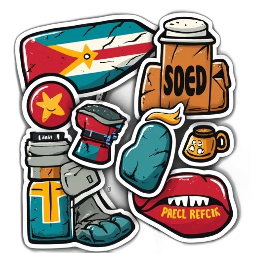pixel art, concept art, aruba, rocks transparent PNG cut-out