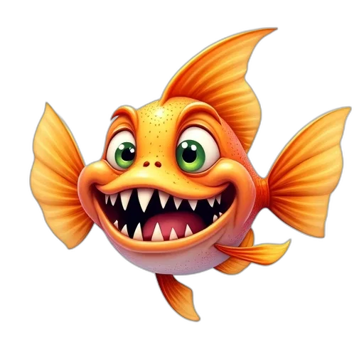 animal, creature, staff, 3d render, photorealistic, concept art, cartoon, underwater transparent PNG cut-out