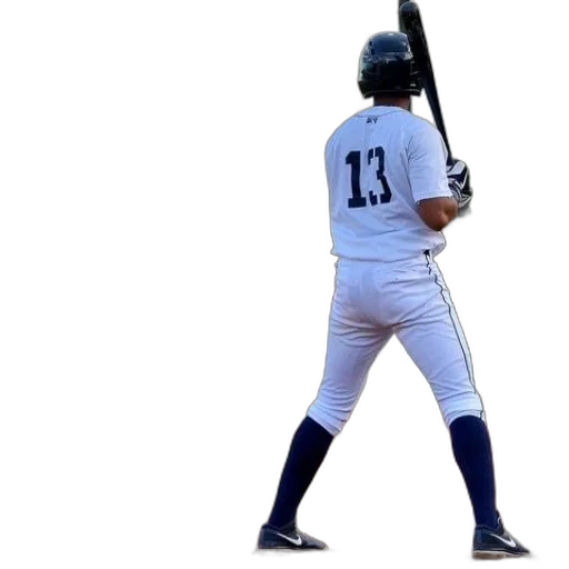 weapon, baseball, player, number, his, jersey, bat transparent PNG cut-out