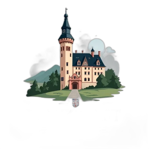 building, umbrella, hat, dress, watercolor, concept art, pixel art, fantasy art transparent PNG cut-out