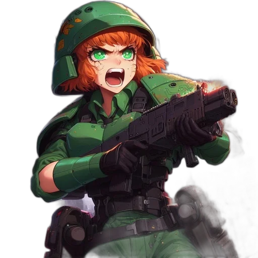 weapon, jacket, staff, face, pixel art, anime, concept art, comic book art transparent PNG cut-out