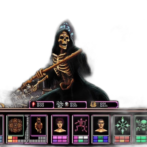 staff, weapon, robot, sword, pixel art, concept art, cyberpunk, vaporwave transparent PNG cut-out