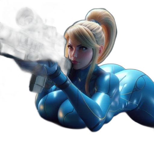 weapon, robot, staff, concept art, comic book art, 3d render, pixel art, blue transparent PNG cut-out