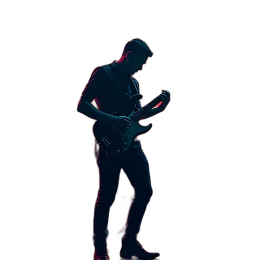 staff, jacket, robot, weapon, concept art, pixel art, cyberpunk, 3d render transparent PNG cut-out