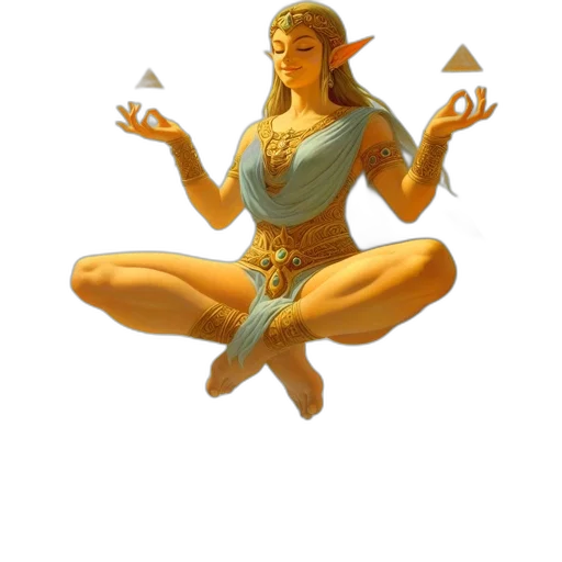 jewelry, staff, concept art, pixel art, fantasy art, 3d render, golden, ethereal transparent PNG cut-out