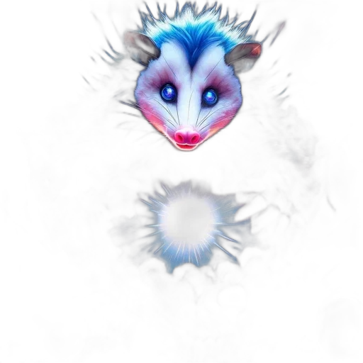 creature, dragon, mask, face, concept art, fantasy art, 3d render, watercolor transparent PNG cut-out