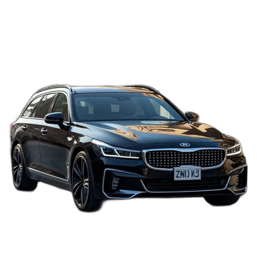car, 2019, kia, k90, seen transparent PNG cut-out