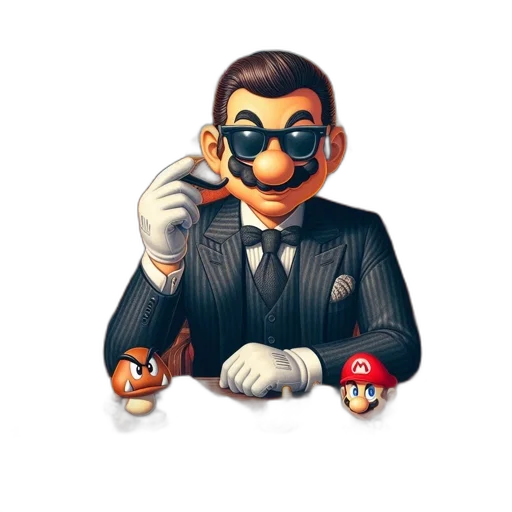 mask, staff, pixel art, concept art, 3d render, cartoon, man, luxurious transparent PNG cut-out