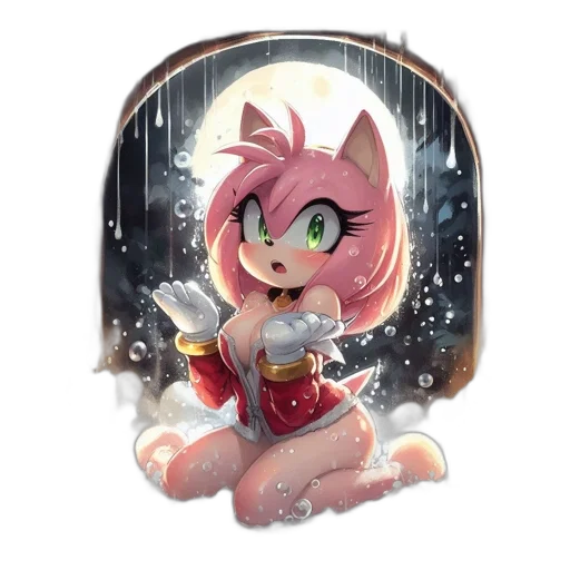 staff, watercolor, fantasy art, concept art, anime, snow, animated, character transparent PNG cut-out
