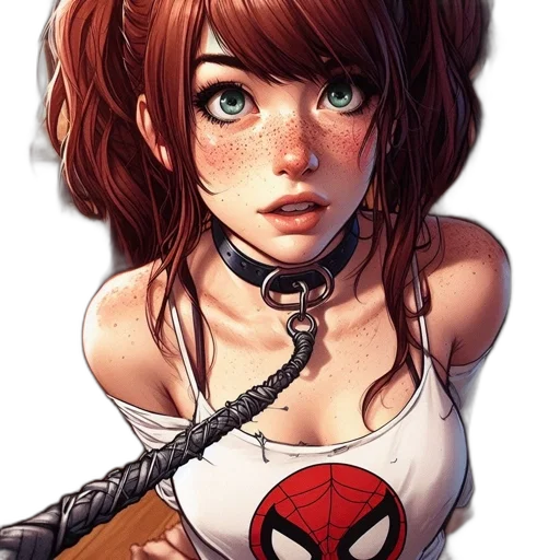 face, weapon, comic book art, concept art, fantasy art, pixel art, red, young transparent PNG cut-out