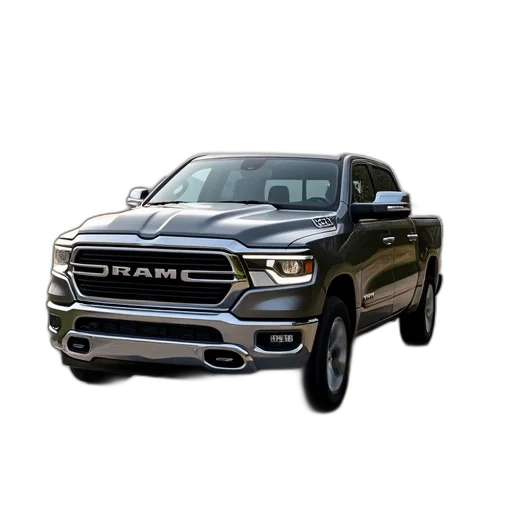 car, photorealistic, 3d render, 2020, ram, 1500, which, features transparent PNG cut-out