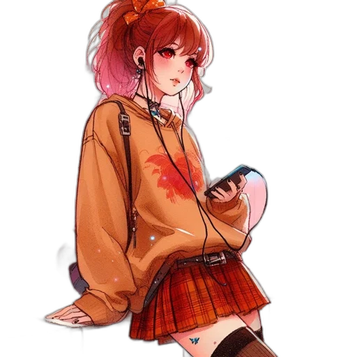 jacket, staff, dress, weapon transparent PNG cut-out
