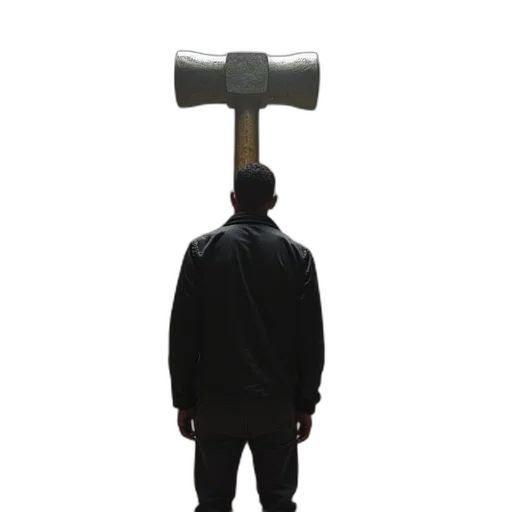 staff, umbrella, robot, weapon, 3d render, concept art, photorealistic, cyberpunk transparent PNG cut-out