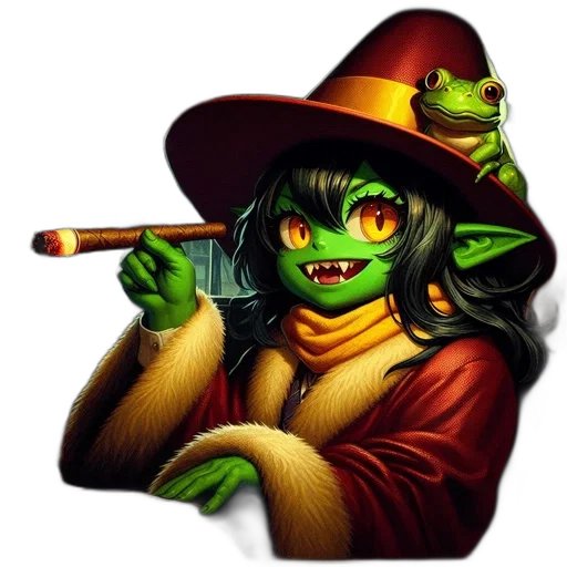 staff, weapon, dragon, hat, fantasy art, concept art, pixel art, photorealistic transparent PNG cut-out