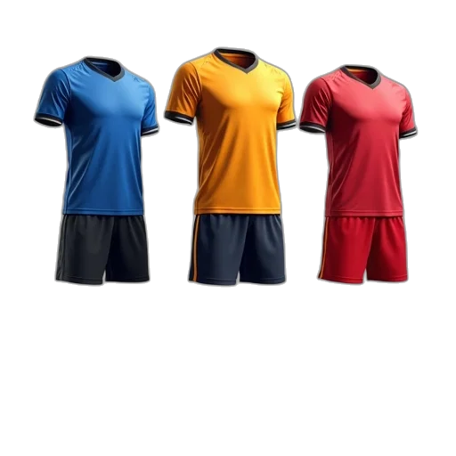 3d render, colorful, neon, soccer transparent PNG cut-out