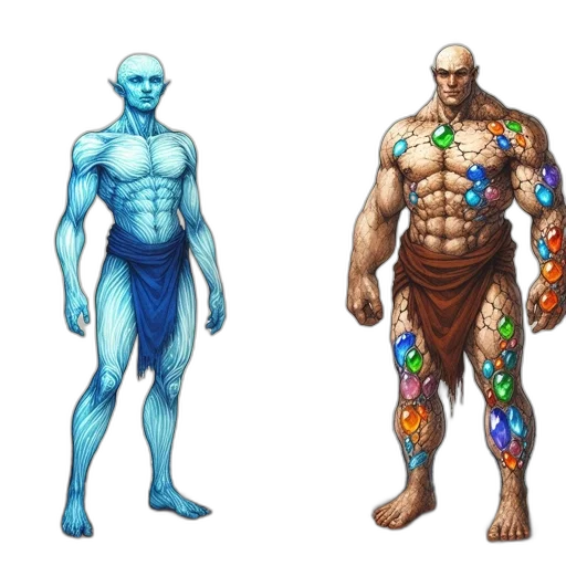 concept art, fantasy art, pixel art, comic book art, blue, colorful, pastel, two transparent PNG cut-out