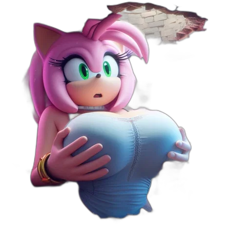 creature, animal, weapon, mask, concept art, 3d render, vaporwave, pixel art transparent PNG cut-out