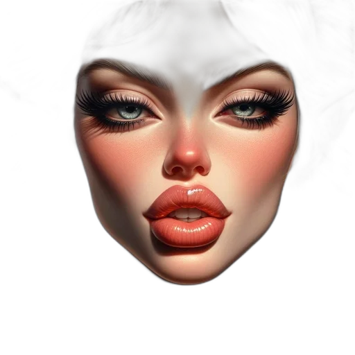 face, mask, hat, creature transparent PNG cut-out