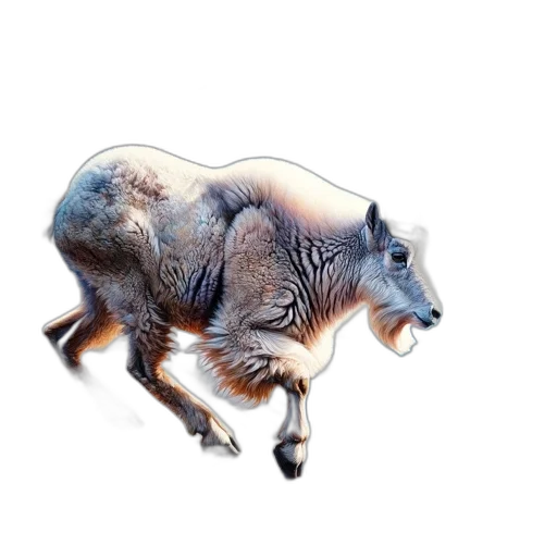 animal, creature, dragon, jacket, watercolor, concept art, photorealistic, 3d render transparent PNG cut-out