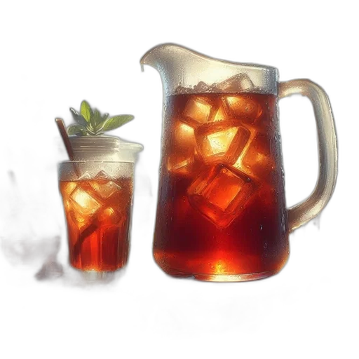 food, crown, bottle, 3d render, photorealistic, concept art, close-up, glass transparent PNG cut-out