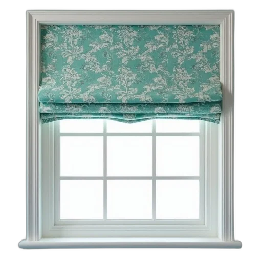 furniture, green, pastel, blue, roman, blind, turquoise, damask transparent PNG cut-out
